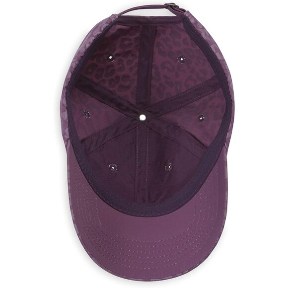 Women's Leopard Rose Classic Fitness Running Ponytail Quick-dry Sweatband Hats - Picture 3 of 9